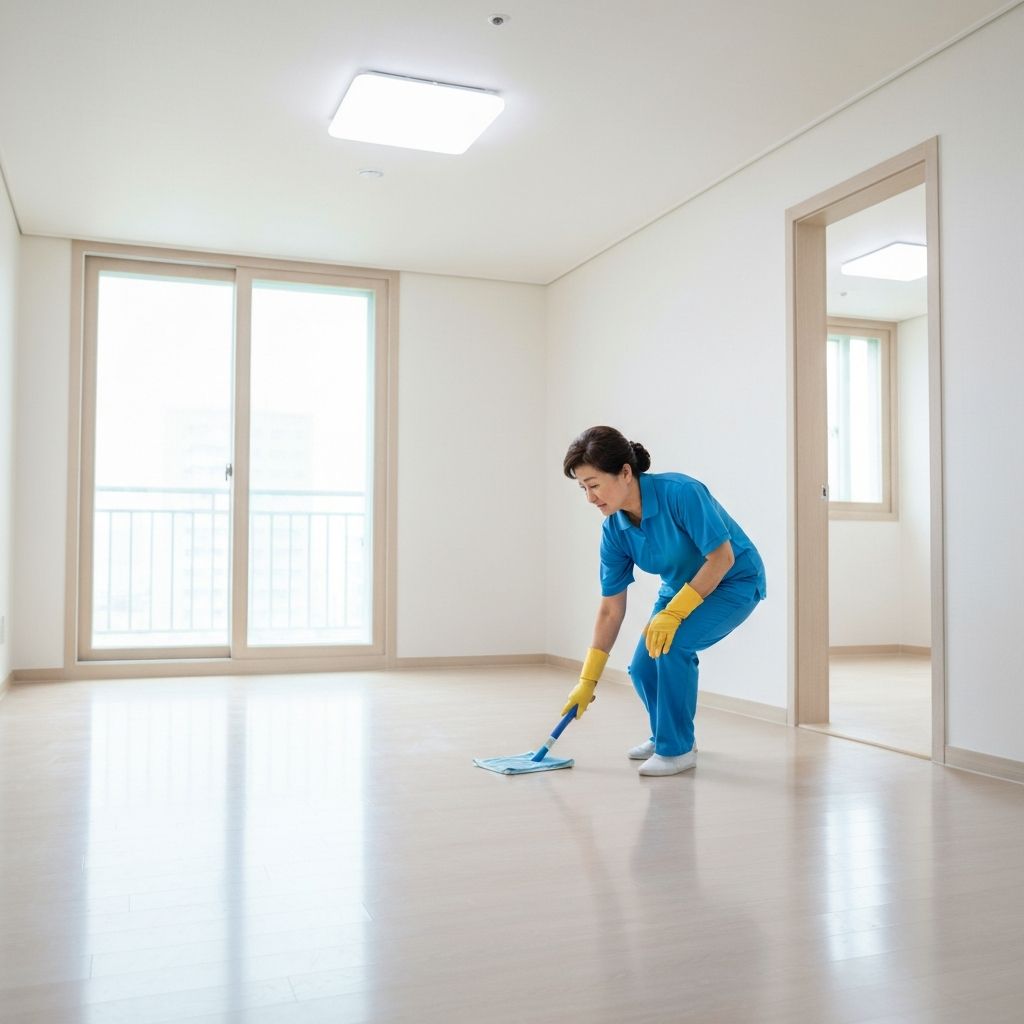 입주 청소 서비스 - 새 집 입주 전 완벽 청소